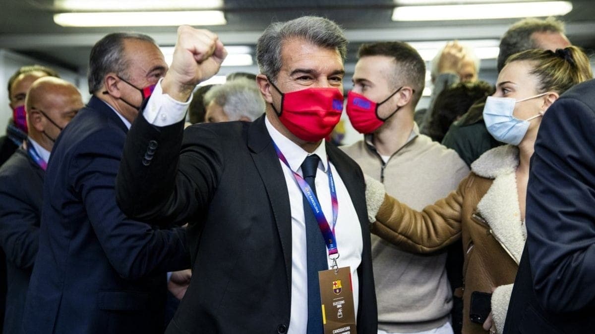 Joan Laporta, presidente do Barcelona