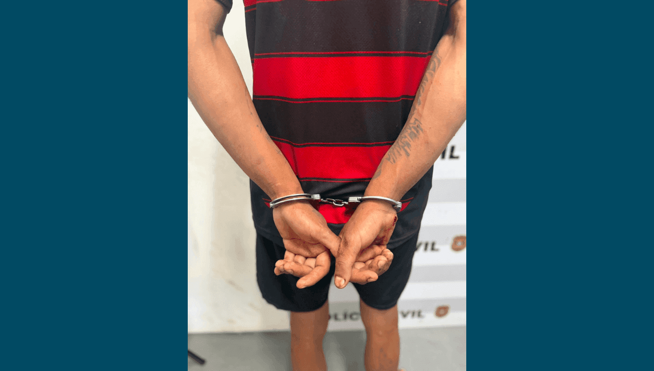 O agressor permanece à disposição da Justiça