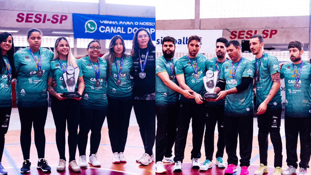 SJCampos encerra campeonato de Goalball com duas medalhas de prata