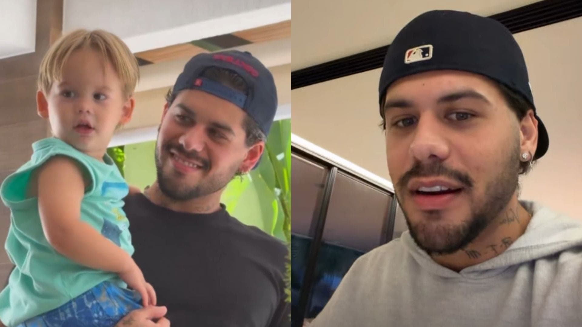 Zé Felipe virou polêmica ao publicar vídeo com o filho, José Leonardo