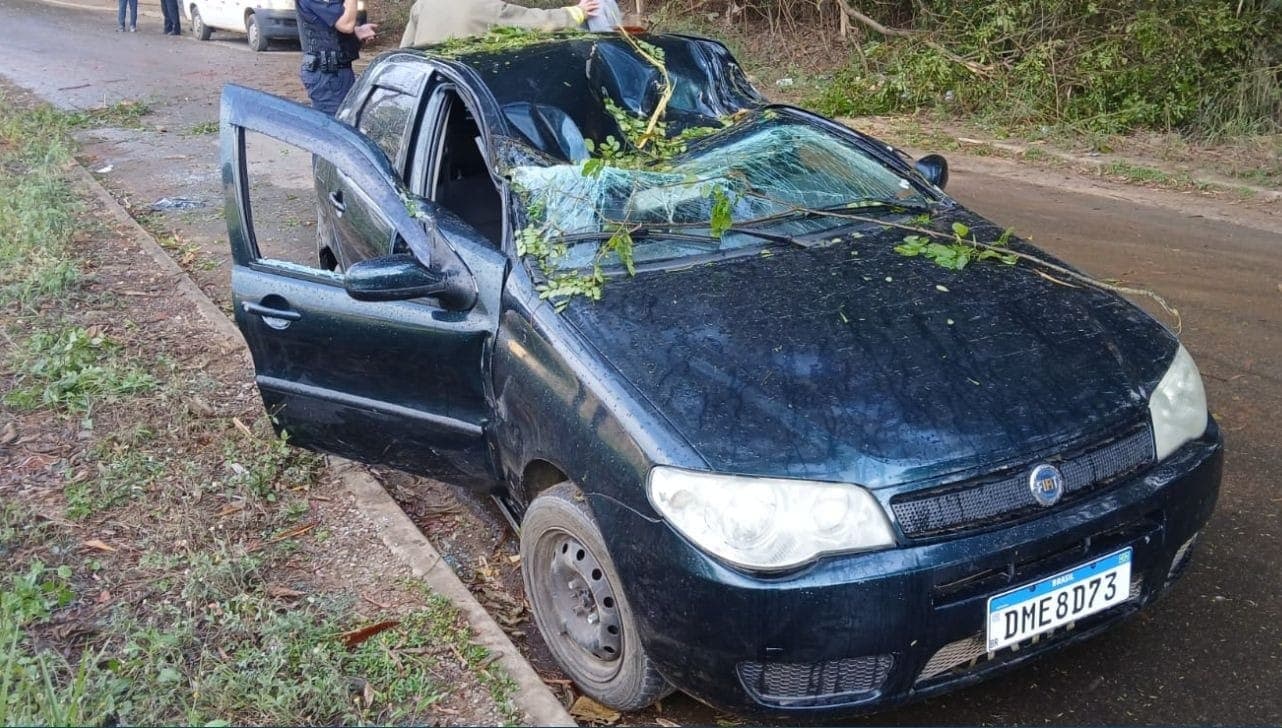 Carro em que estava a vítima