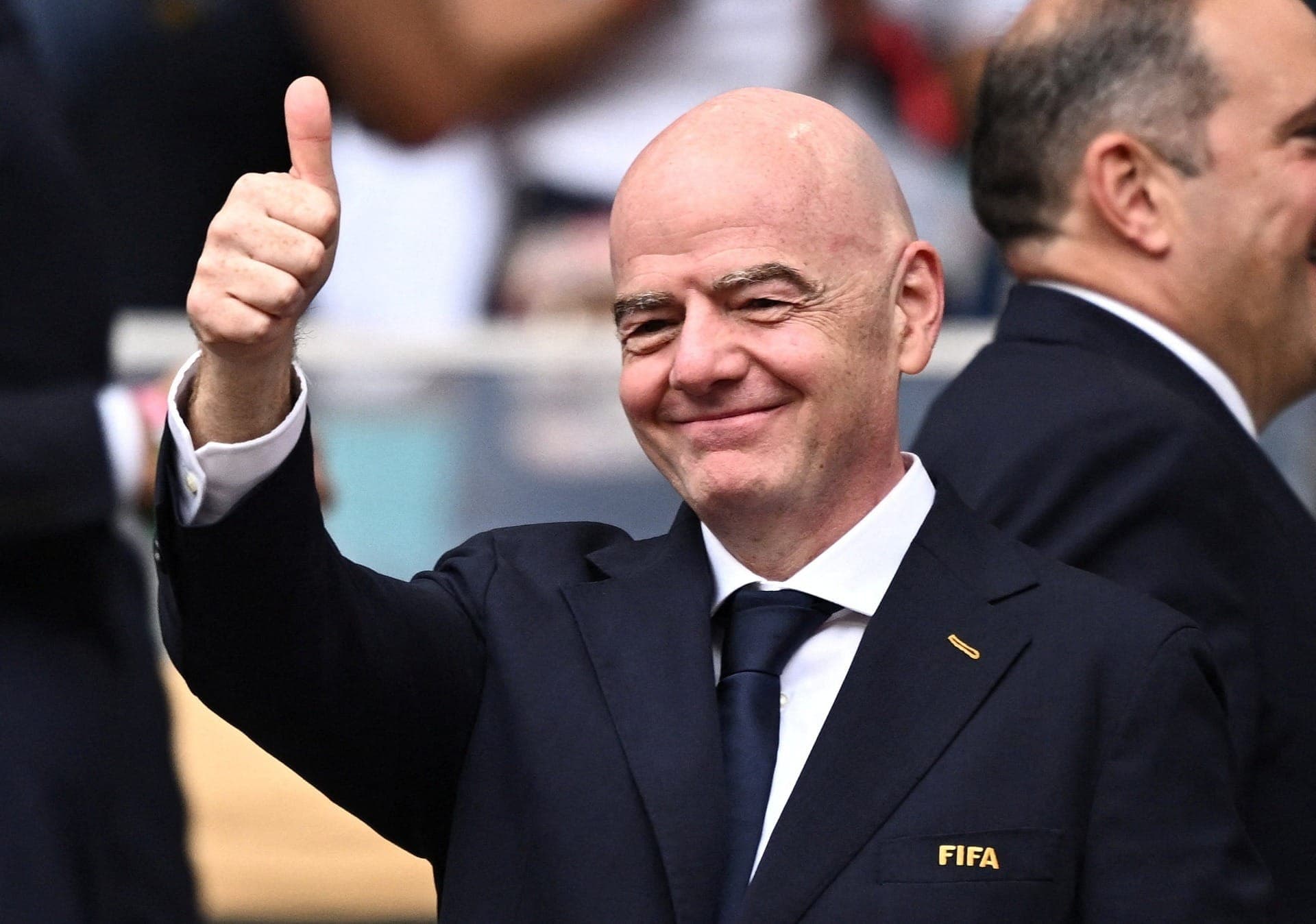Gianni Infantino, presidente da Fifa, na Copa do Mundo de 2026