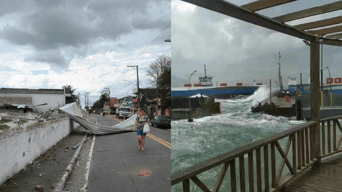 Defesa Civil alerta para ciclone extratropical de quinta (6) a sábado (8)