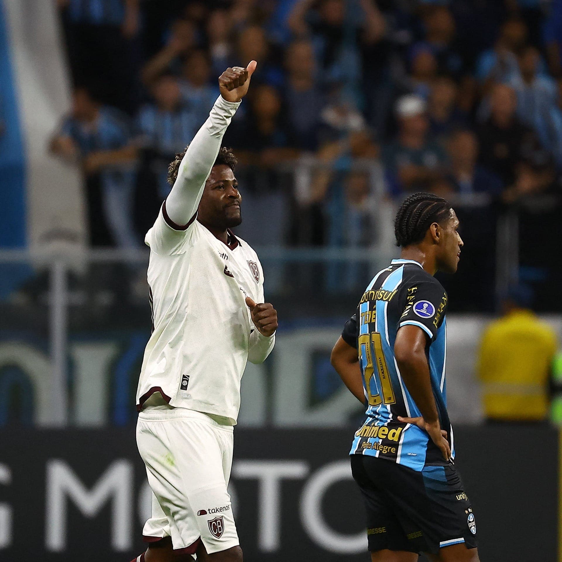 Bolívar marca contra o Grêmio na Arena em jogo válido pela Copa Sul-Americana