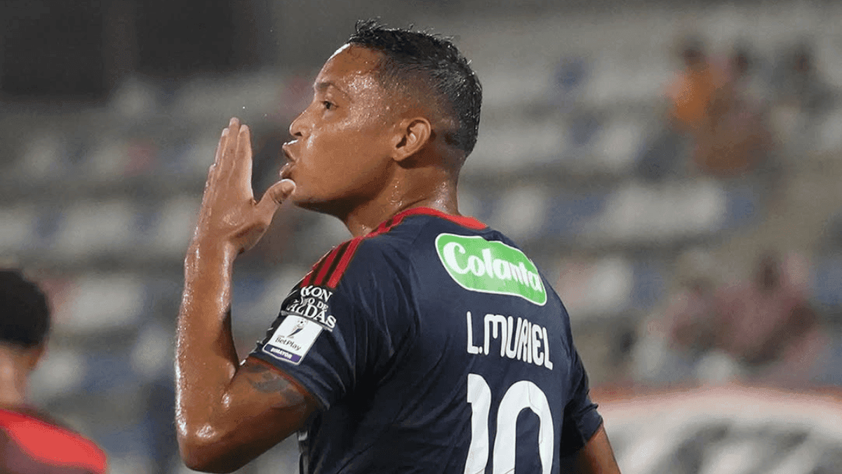 Muriel comemora gol do Junior Barranquilla antes de eliminação