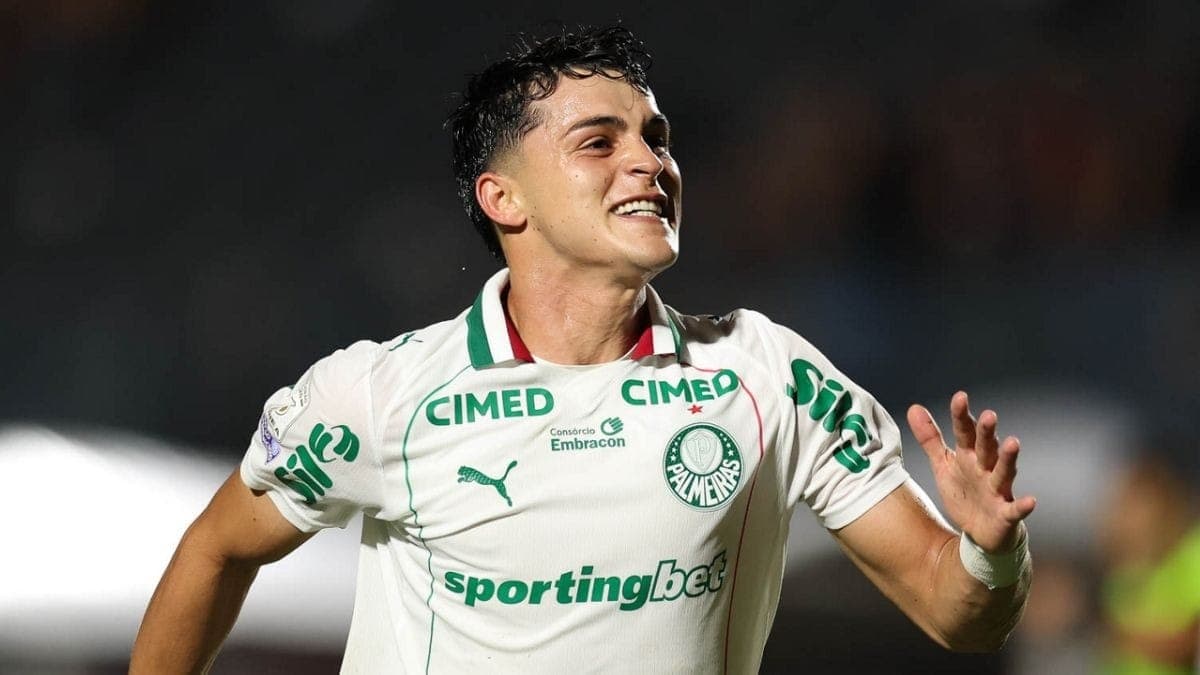 Ramón Sosa marcou na goleada do Palmeiras sobre o Vitória
