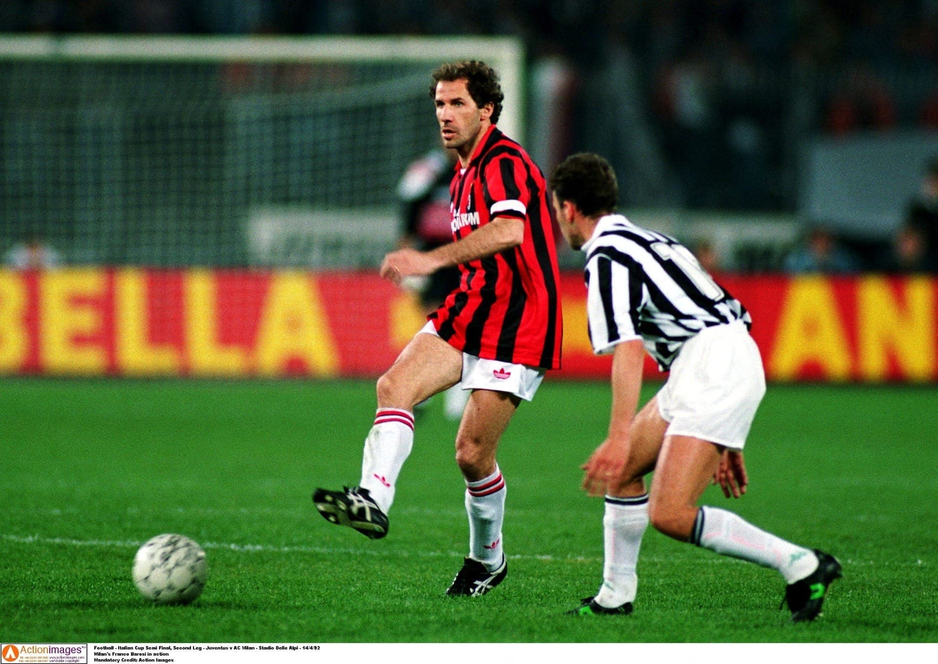 Baresi atuou pelo Milan durante toda sua carreira