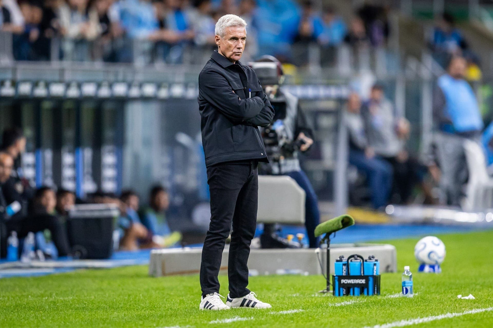 Luís Castro, técnico do Grêmio, eliminado da Copa Sul-Americana