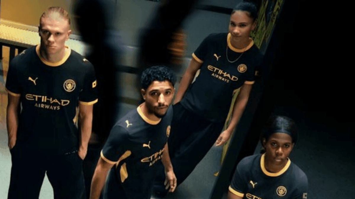 Manchester City divulga uniforme reserva para esta temporada