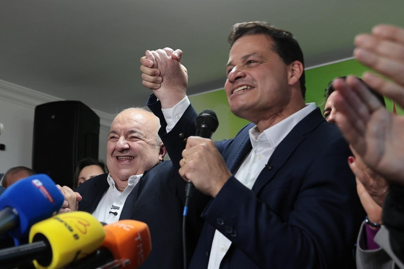 Sandro Alex, PSD, e Rafael Greca (MDB) foram a chapa conduzida pelo atual governador Ratinho JR