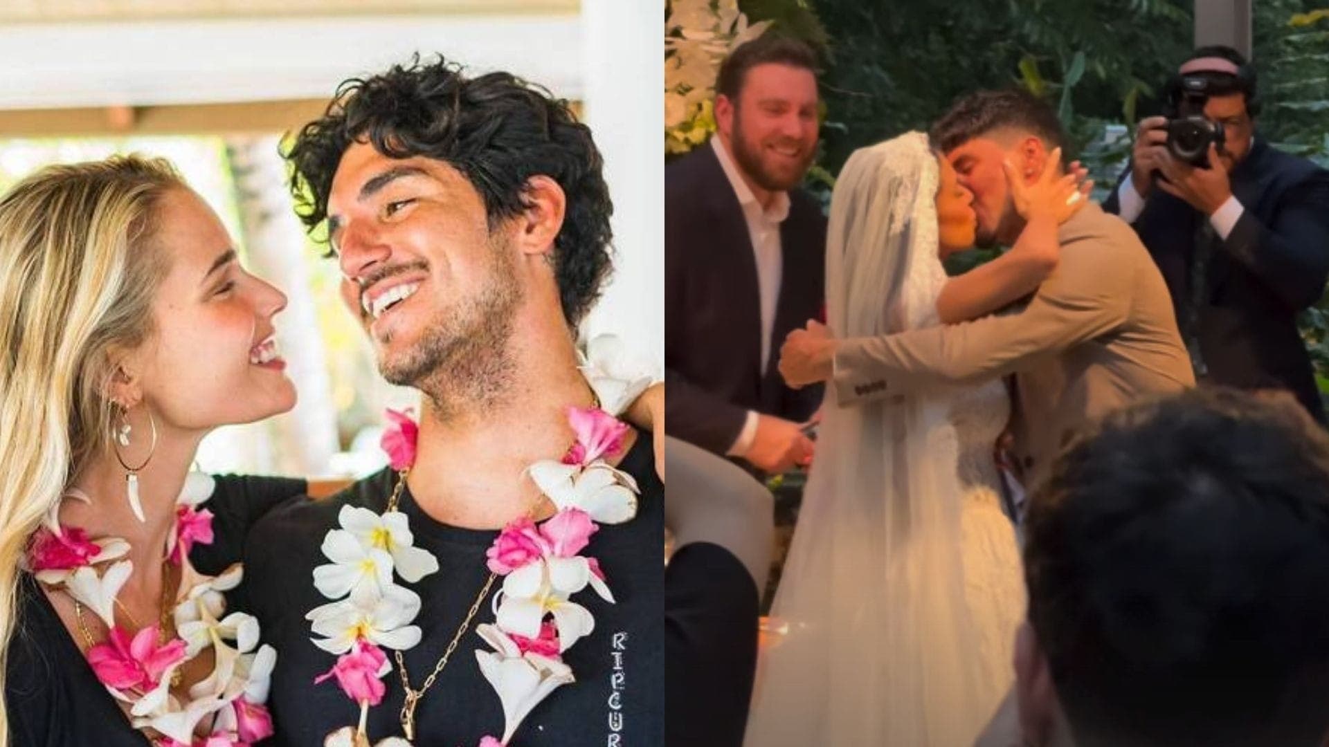Yasmin Brunet e Isabella Arantes viveram casamentos diferentes com Gabriel Medina