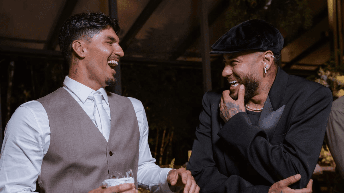 Neymar erra look em casamento de Gabriel Medina e revela conversa