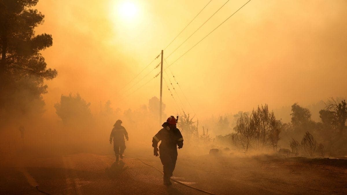 Incêndio na Grécia