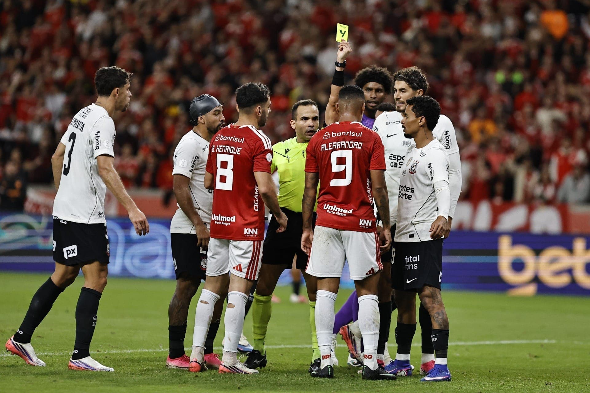 Internacional x Corinthians no Beira-Rio pela ida das oitavas da Copa do Brasil