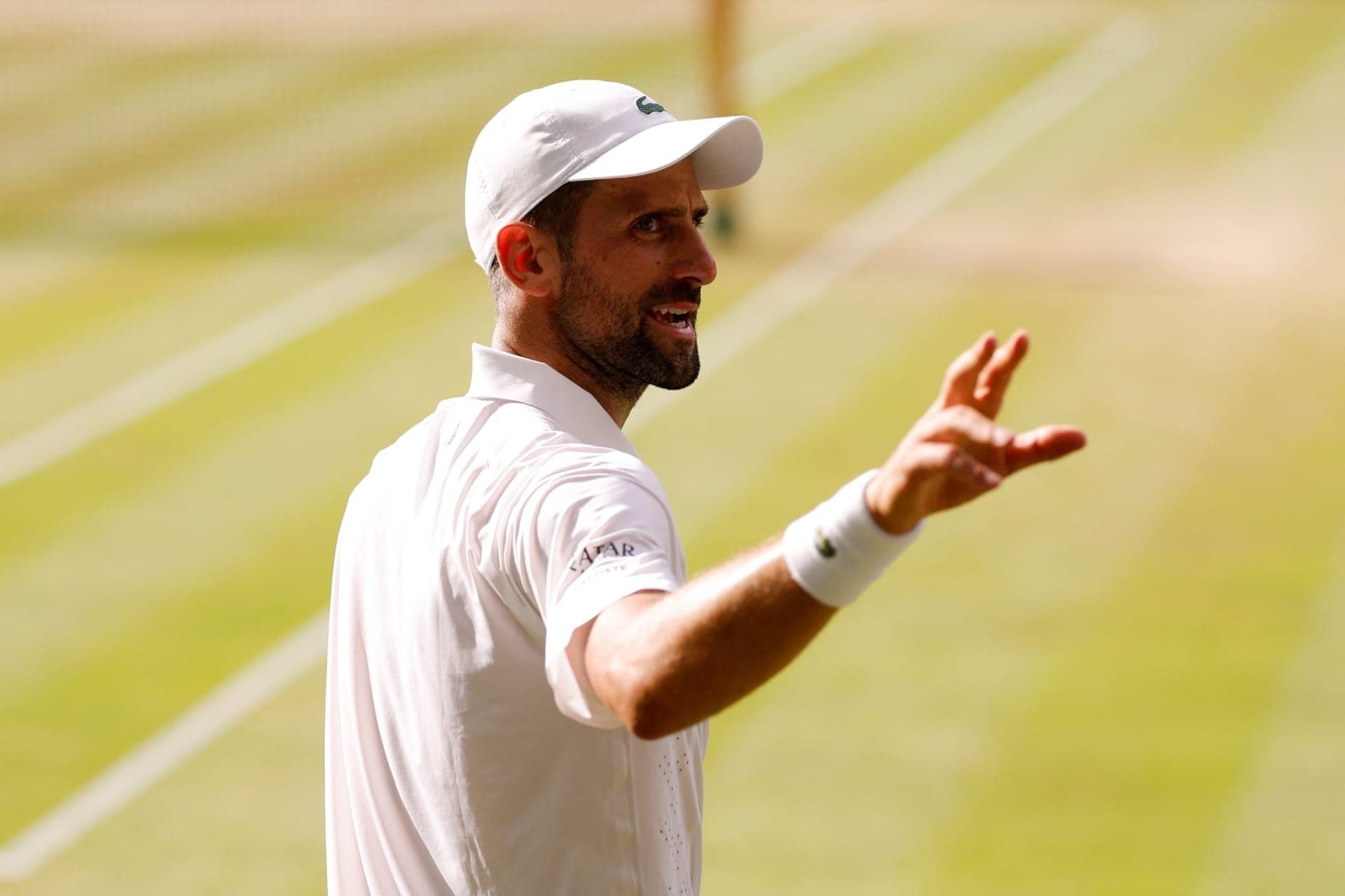 Novak Djokovic em Wimbledon