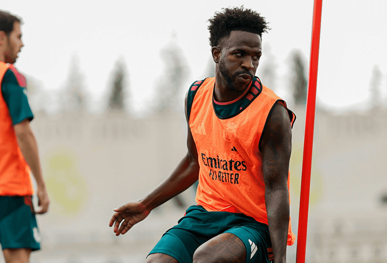 Vini Jr. se reapresenta ao Real Madrid