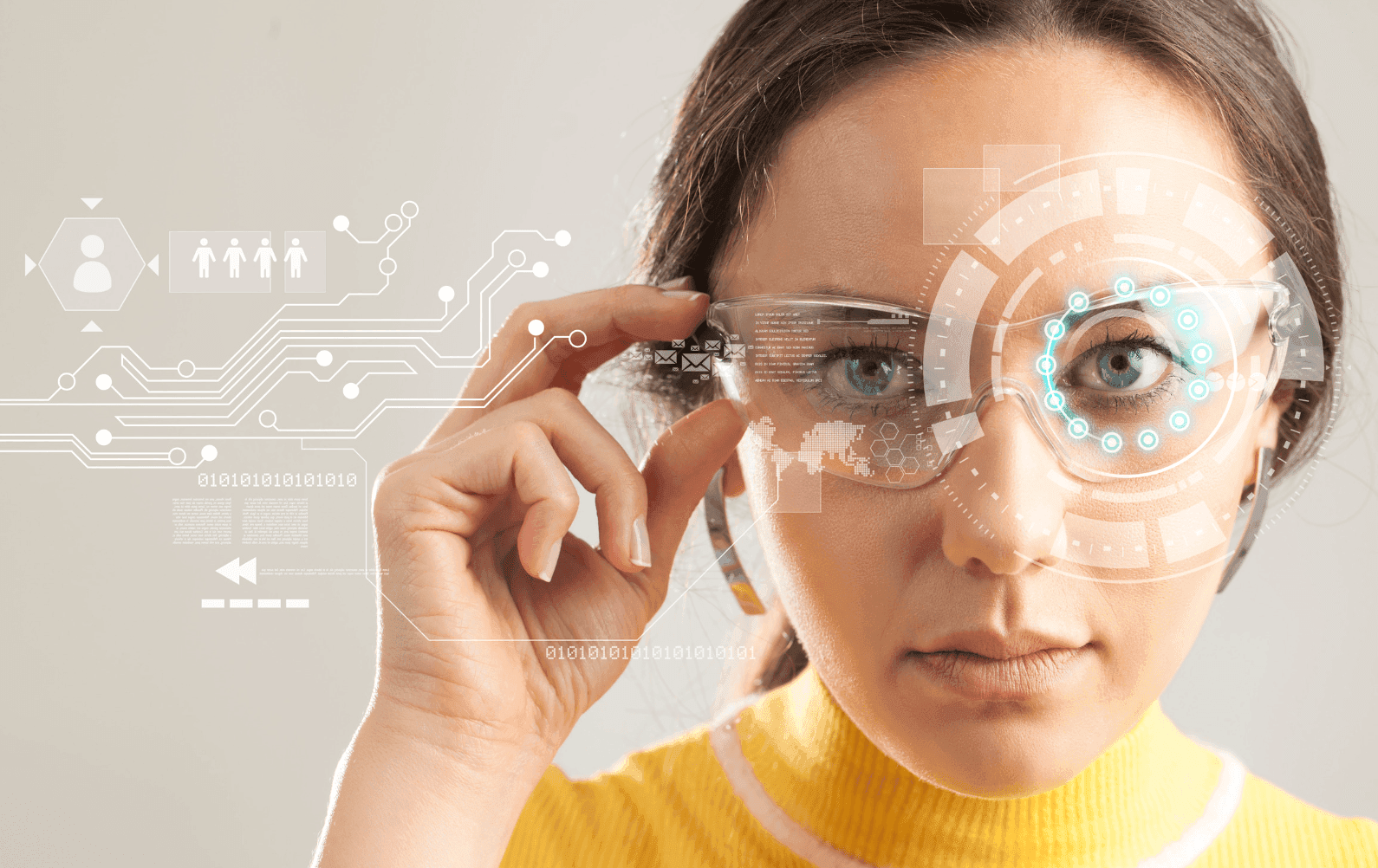 Gigantes de tecnologia correm por "óculos do futuro"