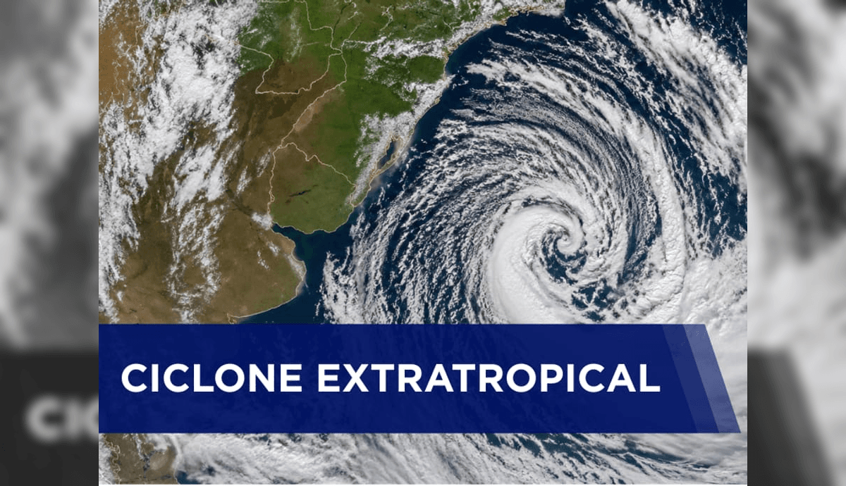 Inmet alerta para risco de ciclone bomba atingir Sul do Brasil