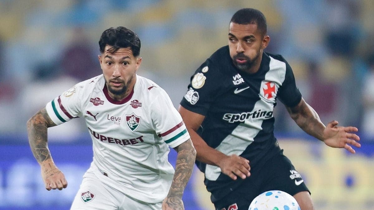 Lucho Acosta e Paulo Henrique em Vasco x Fluminense