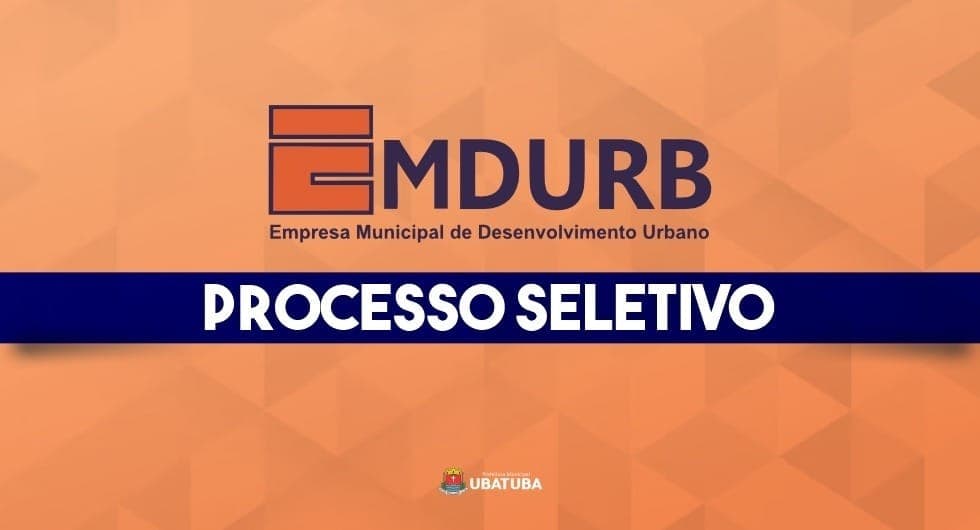 Inscrições até dia 10 para concurso público na Emdurb de Ubatuba