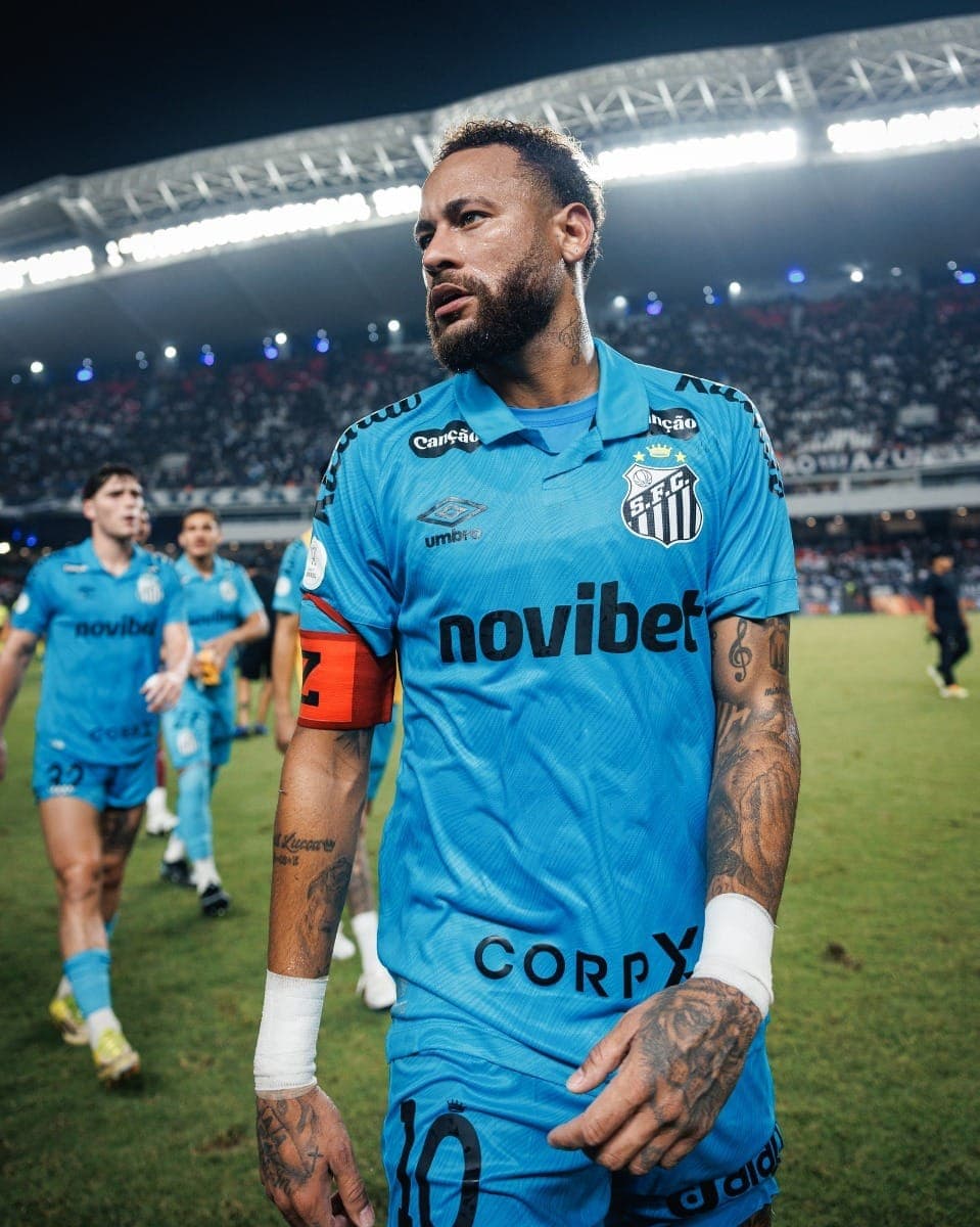 Neymar, atacante do Santos