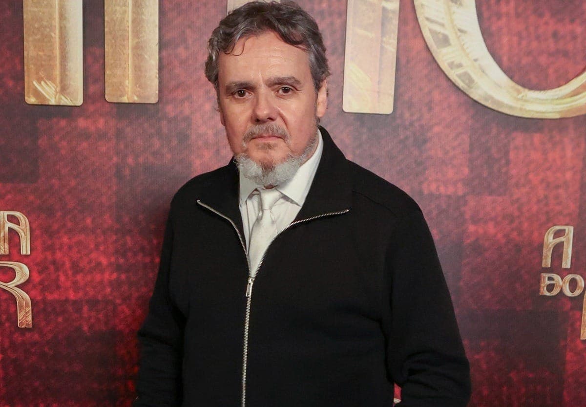 Cássio Gabus Mendes na festa de lançamento de "A Nobreza do Amor"