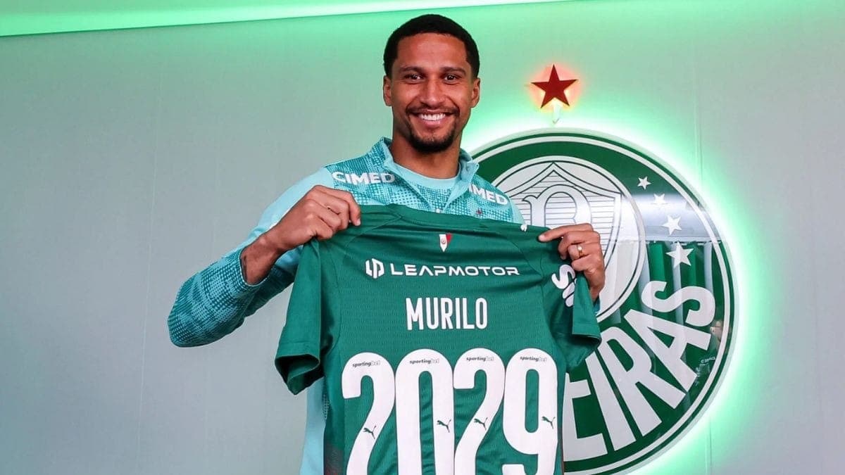 Murilo renova com o Palmeiras até 2029