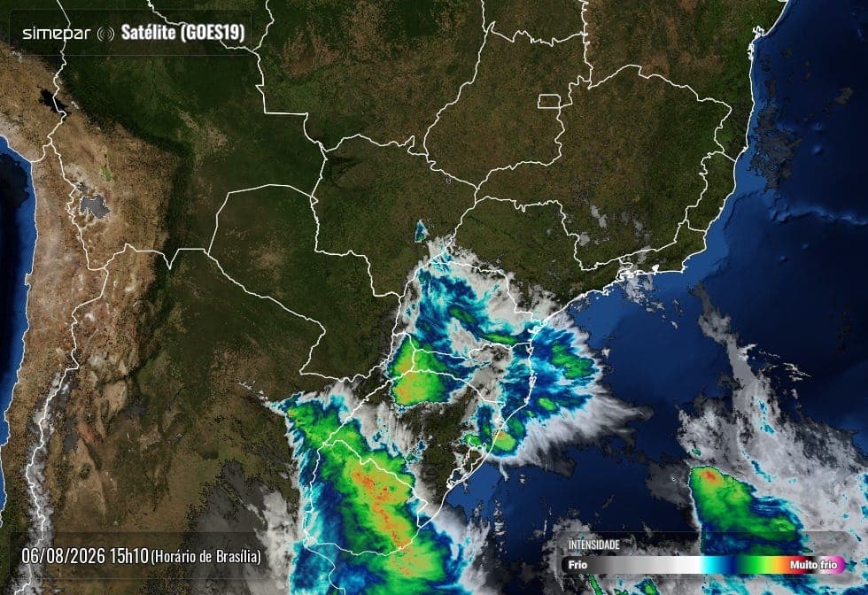Simepar monitora o tempo no Paraná junto com a Defesa Civil