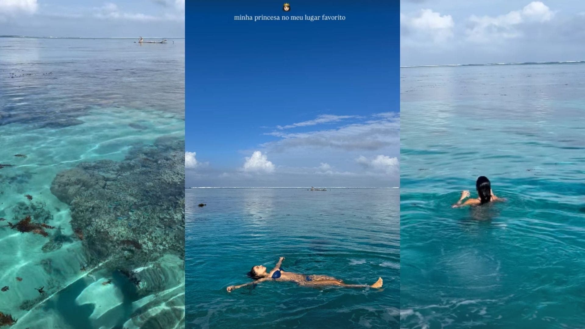 Gabriel Medina e Isabella Arantes foram viajar