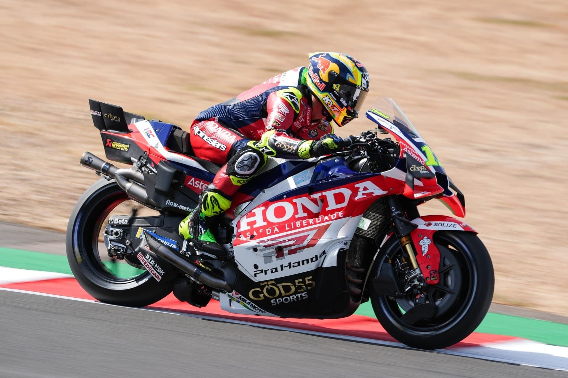 Diogo Moreira em Silverstone na MotoGP
