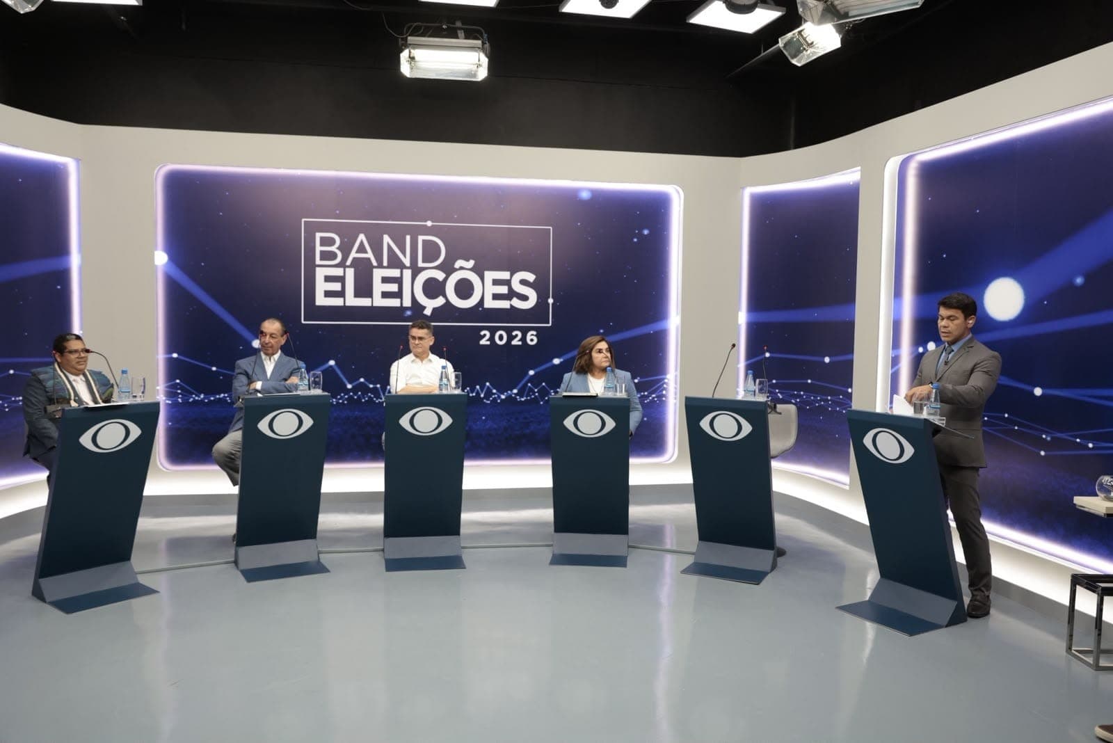Debate contou com a presença de David Almeida (Avante), Omar Aziz (PSD), Maria do Carmo (PL) e Isael Munduruku (Rede/PSOL)