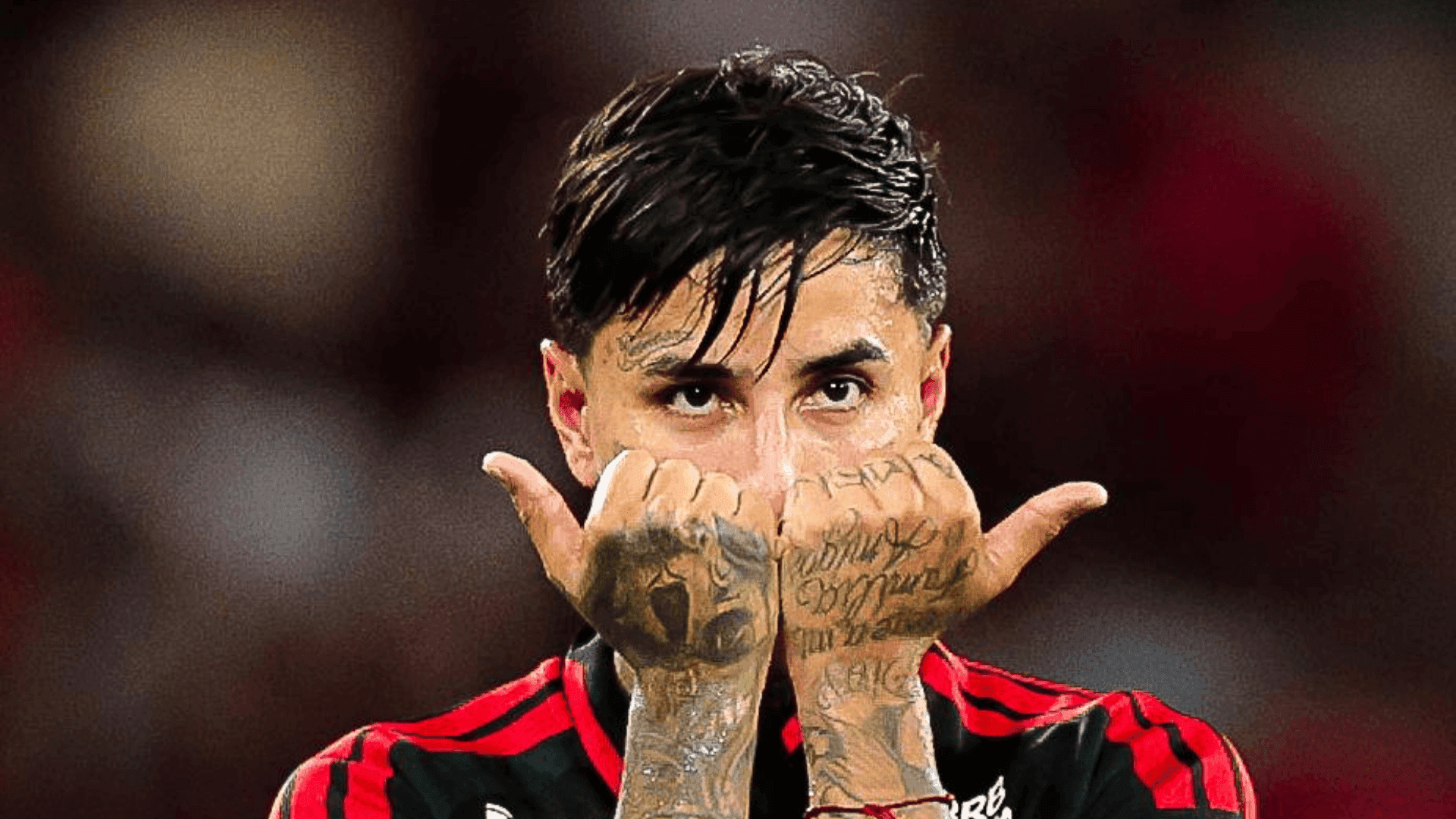 Pulgar marcou um golaço na vitória do Flamengo