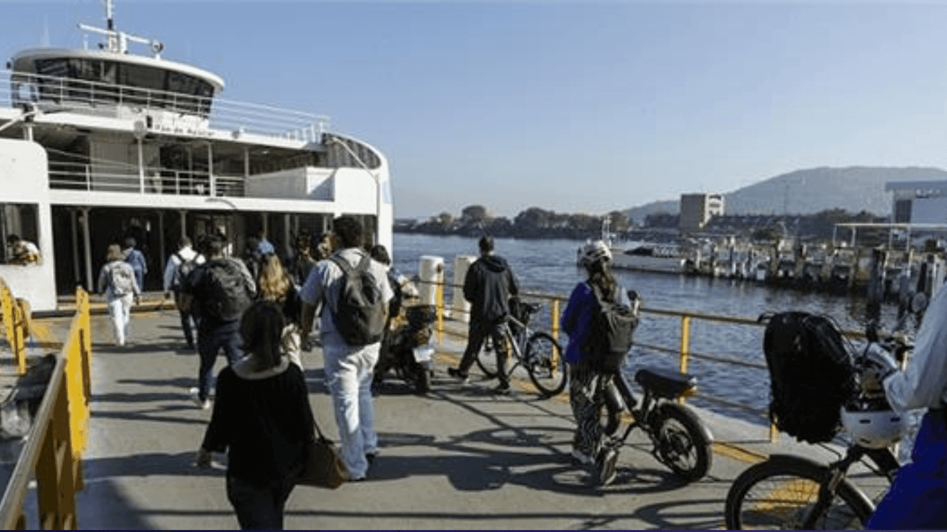Bicicletas nas barcas