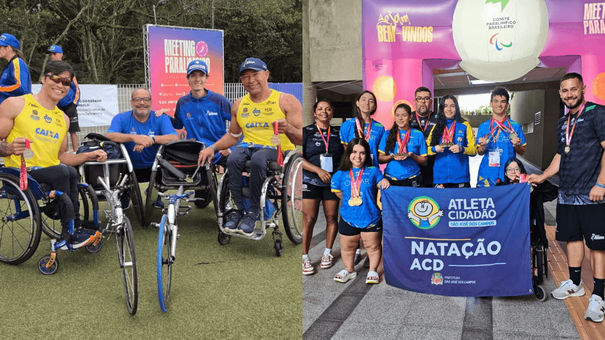 Instituto Athlon conquista 107 medalhas no Meeting Paralímpico