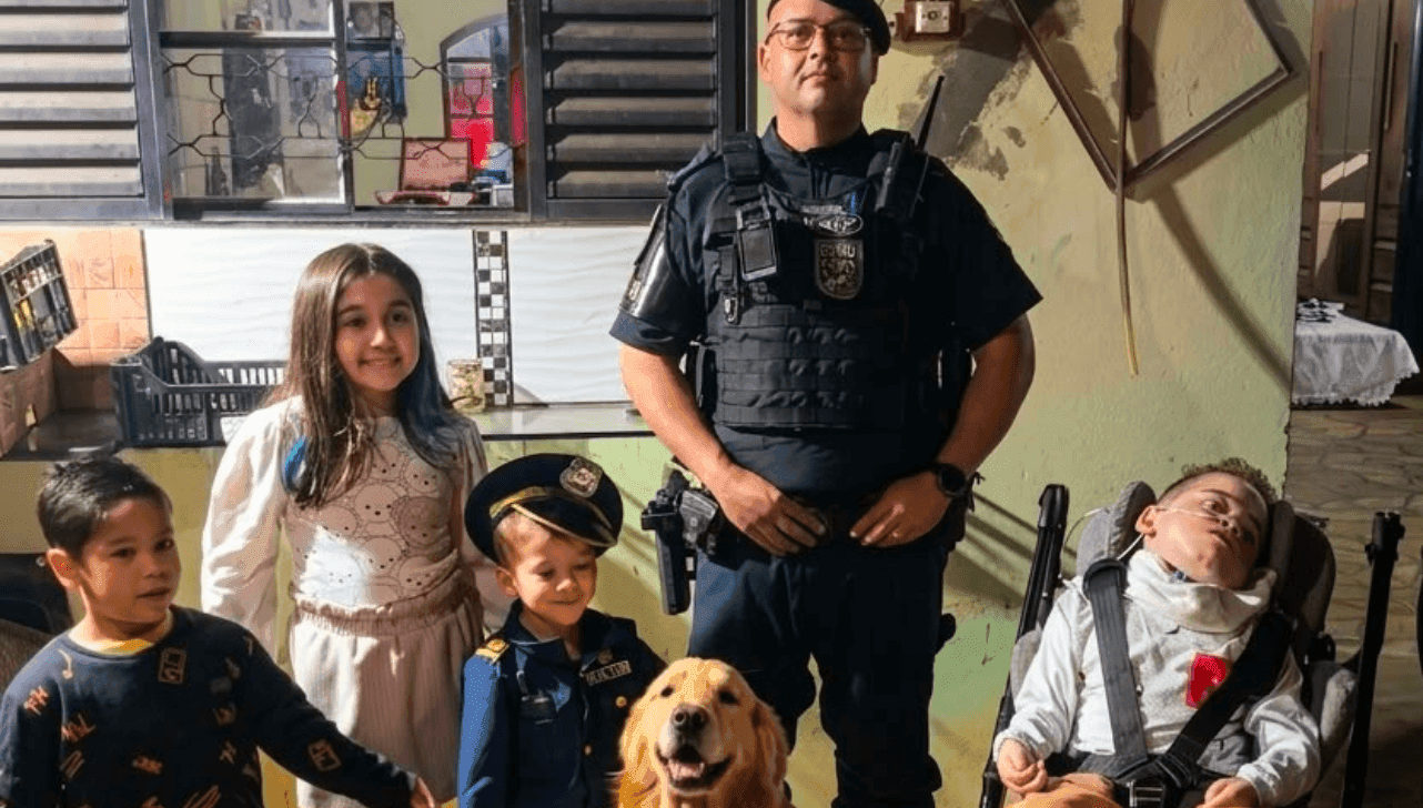 Menino fã da GM recebe visita surpresa do K9 Thor em seu aniversário