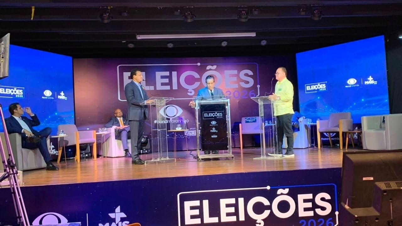 Participaram do debate André Luís (Missão), Felipe Camarão (PT), Orleans Brandão (MDB), Roberto Rocha (PRTB) e Saulo Arcangeli (PSTU)
