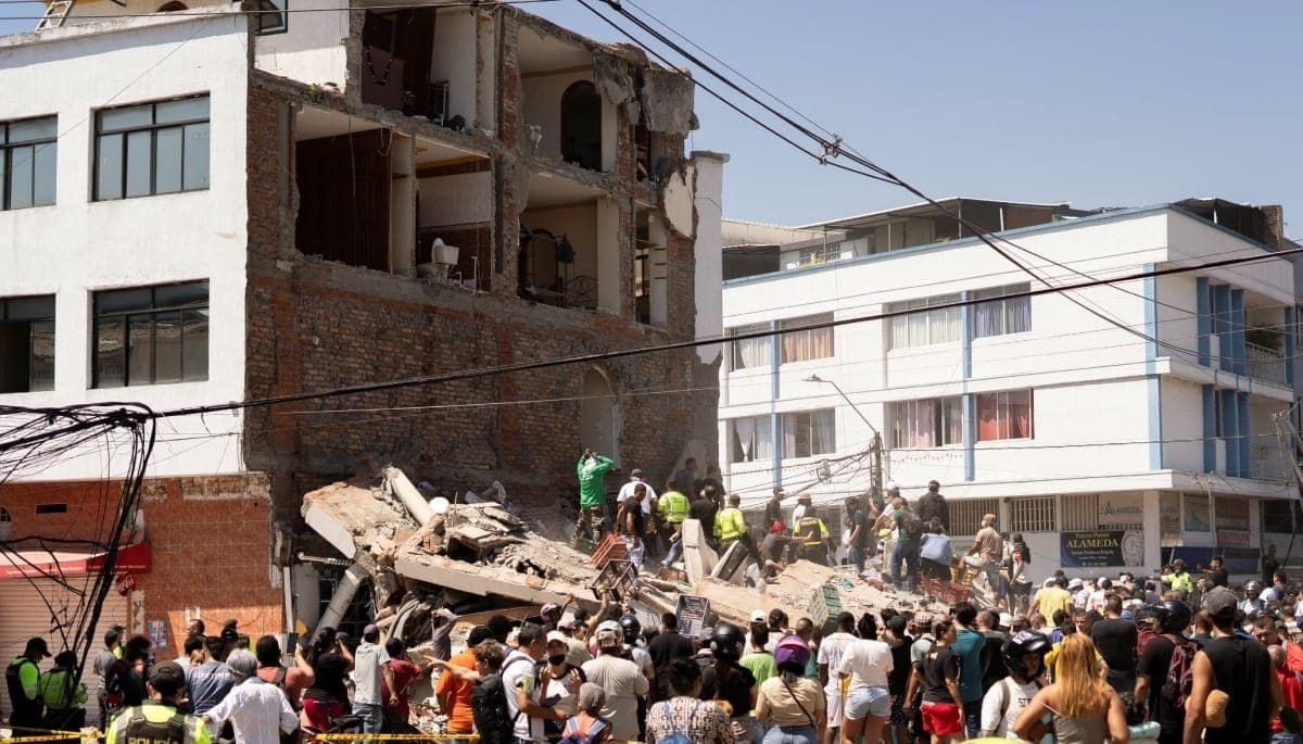 Terremoto causa estragos na Colômbia