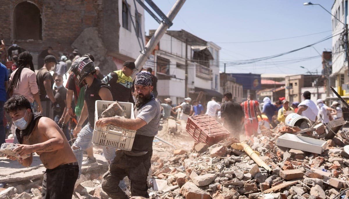 Terremoto causa estragos na Colômbia; 71 mortos até o momento