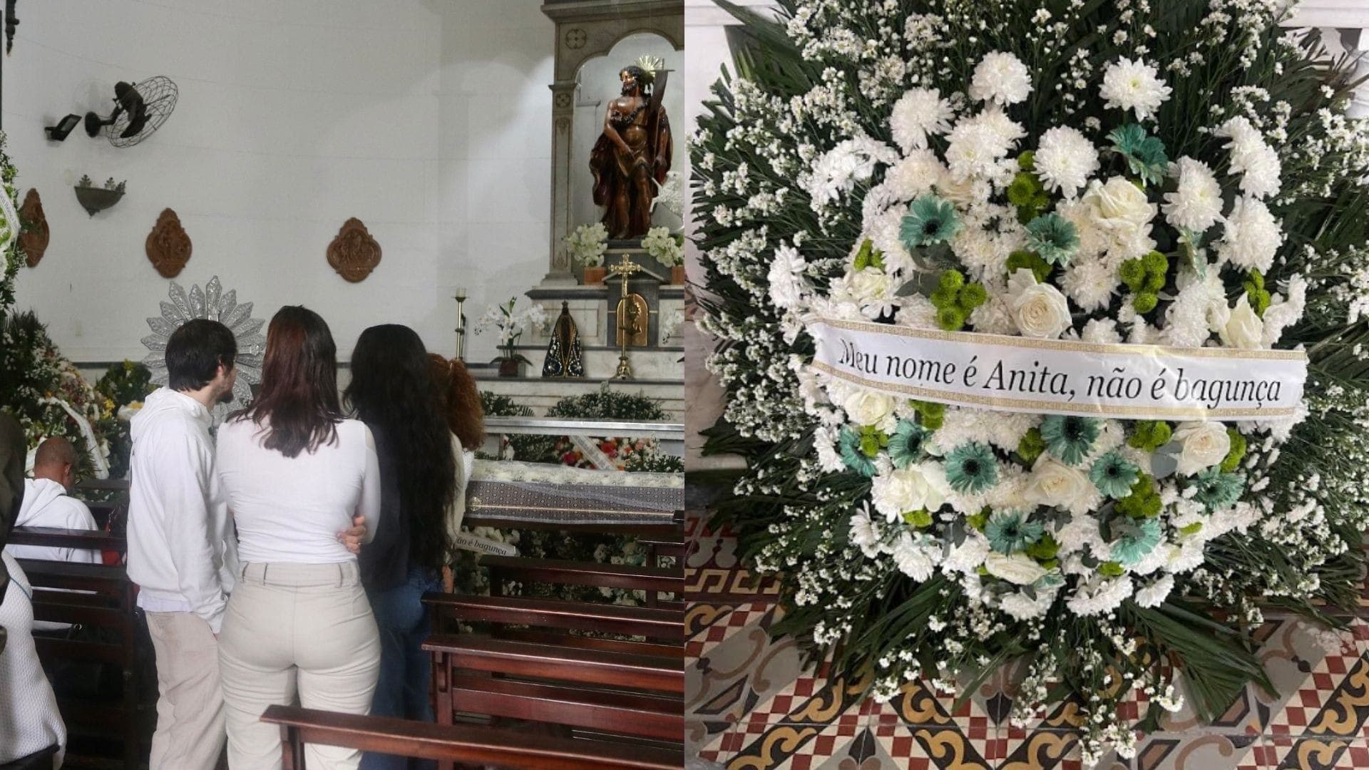 Corpo de mãe de Dudu Nobre é velado no RJ