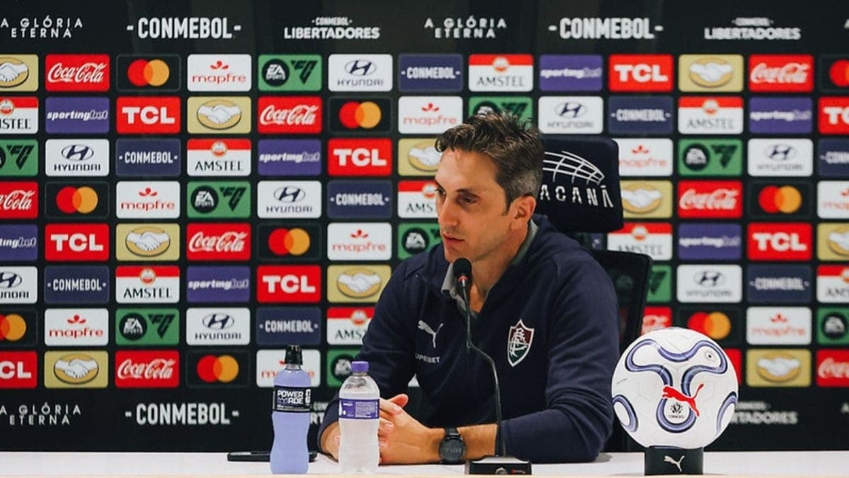Zubeldía em coletiva após empate do Fluminense