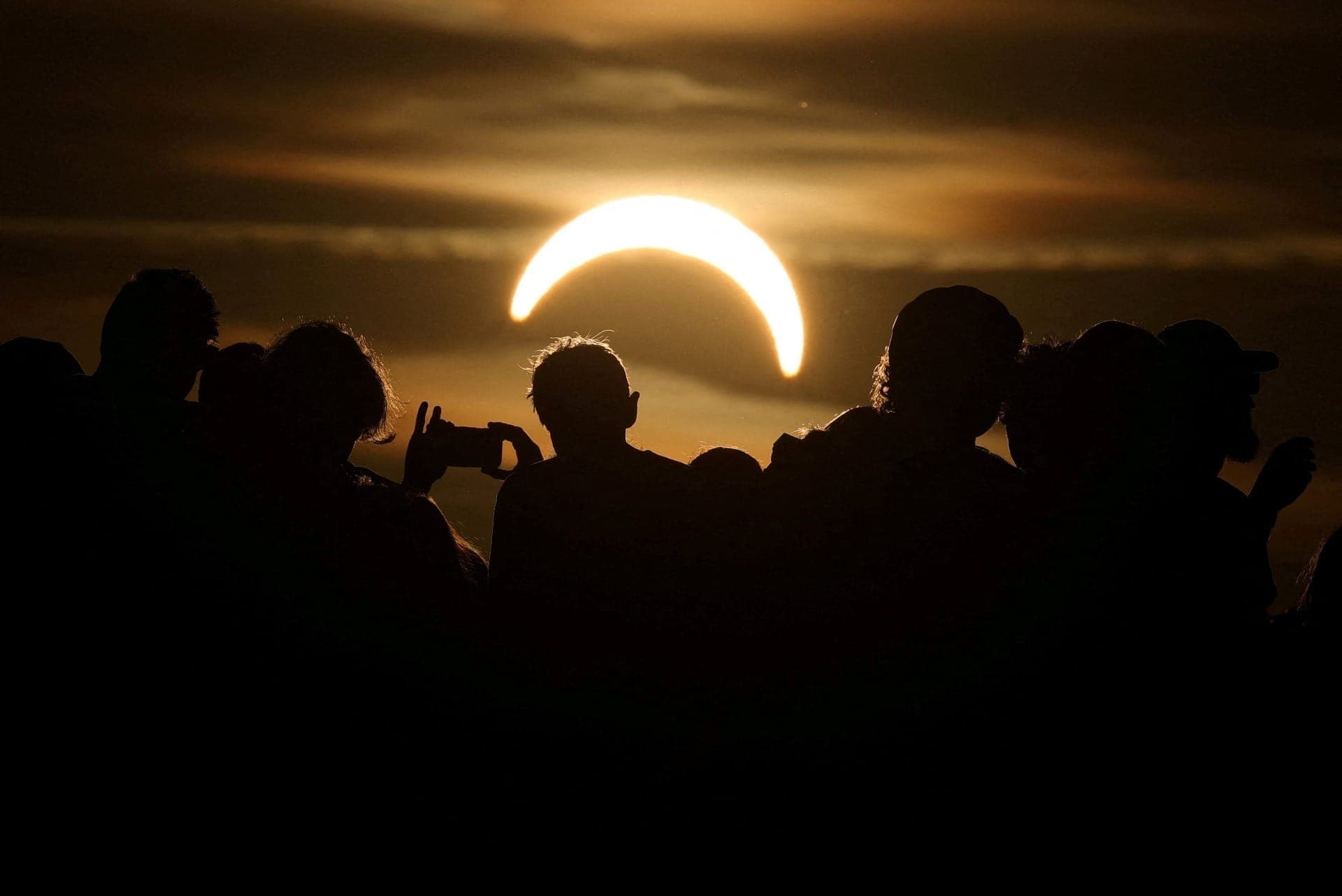 Eclipse solar observado em Berlim, na Alemanha
