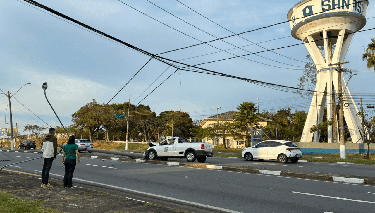 O acidente aconteceu durante a manhã