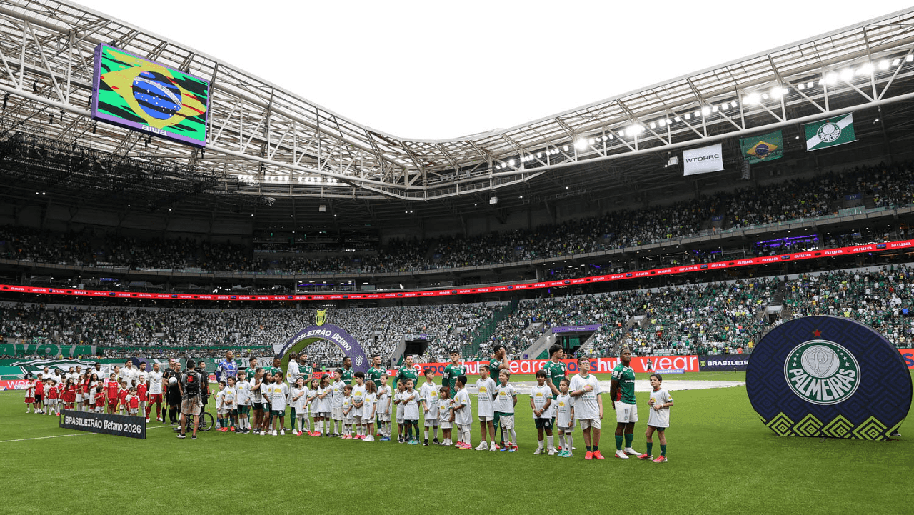 Palmeiras contra o Internacional em casa
