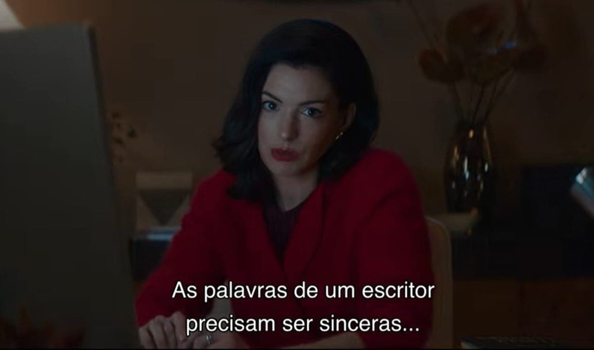 Anne Hathaway no trailer de 'Verity'