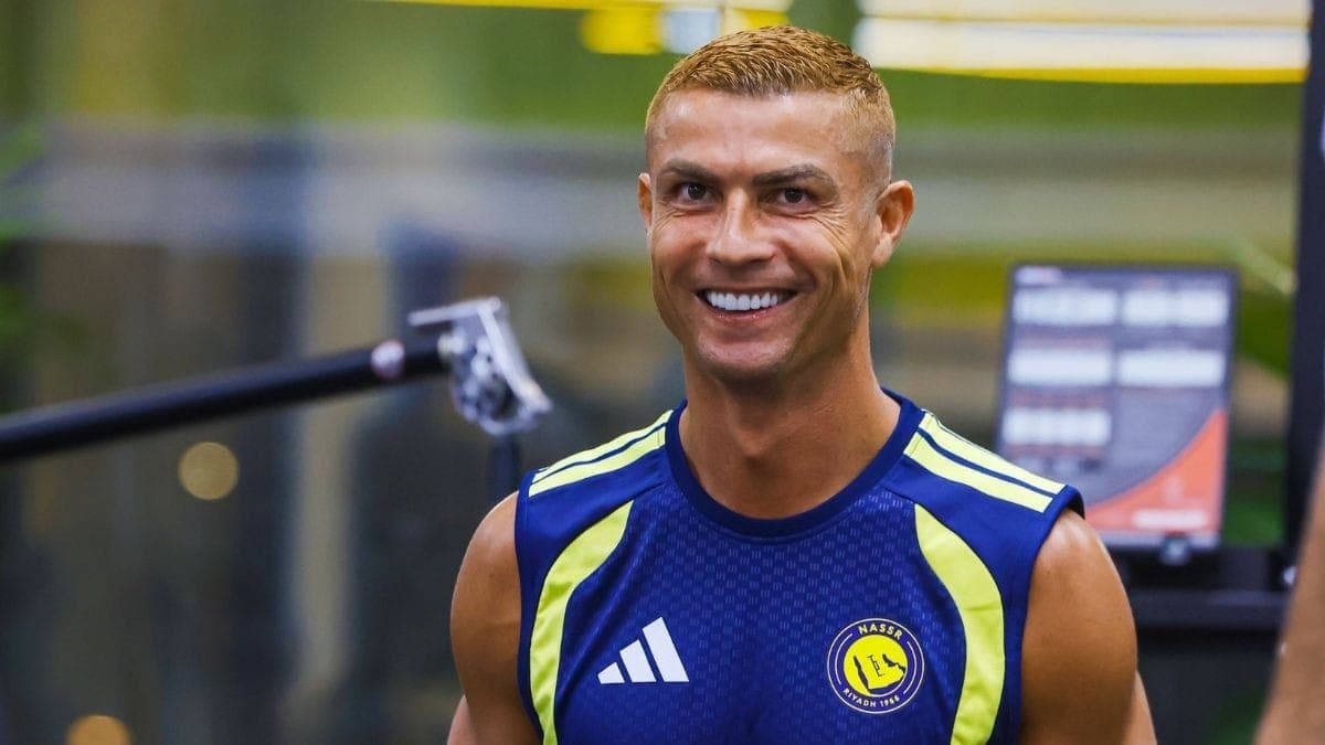 Cristiano Ronaldo com visual novo no Al Nassr