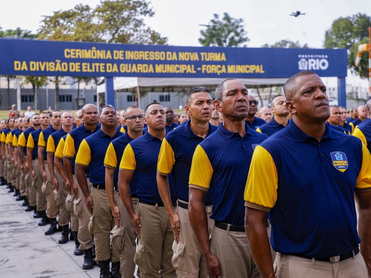 Guarda Municipal do Rio inicia treinamento de 323 alunos para Divisão de Elite