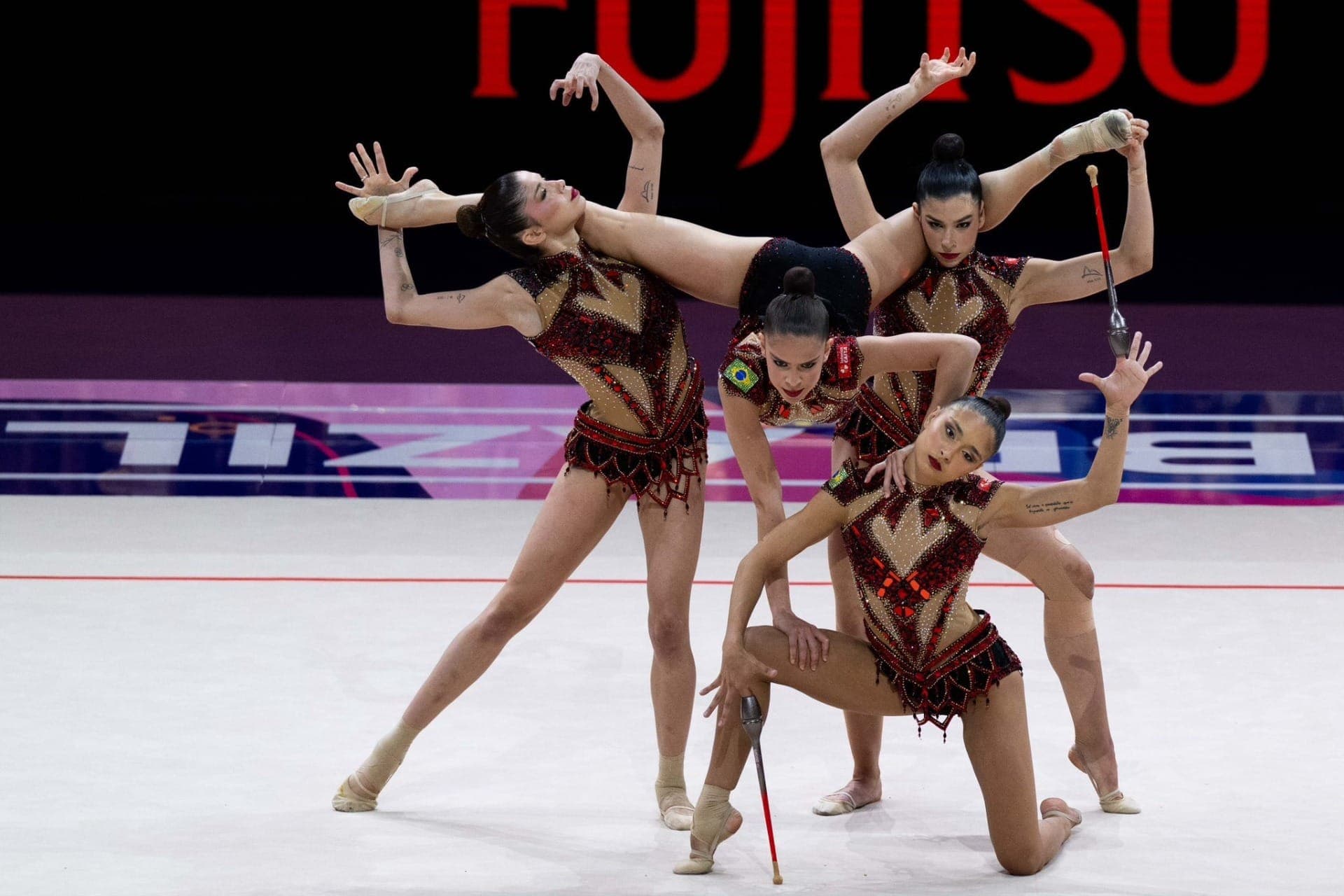Equipe brasileira da Ginástica Rítmica