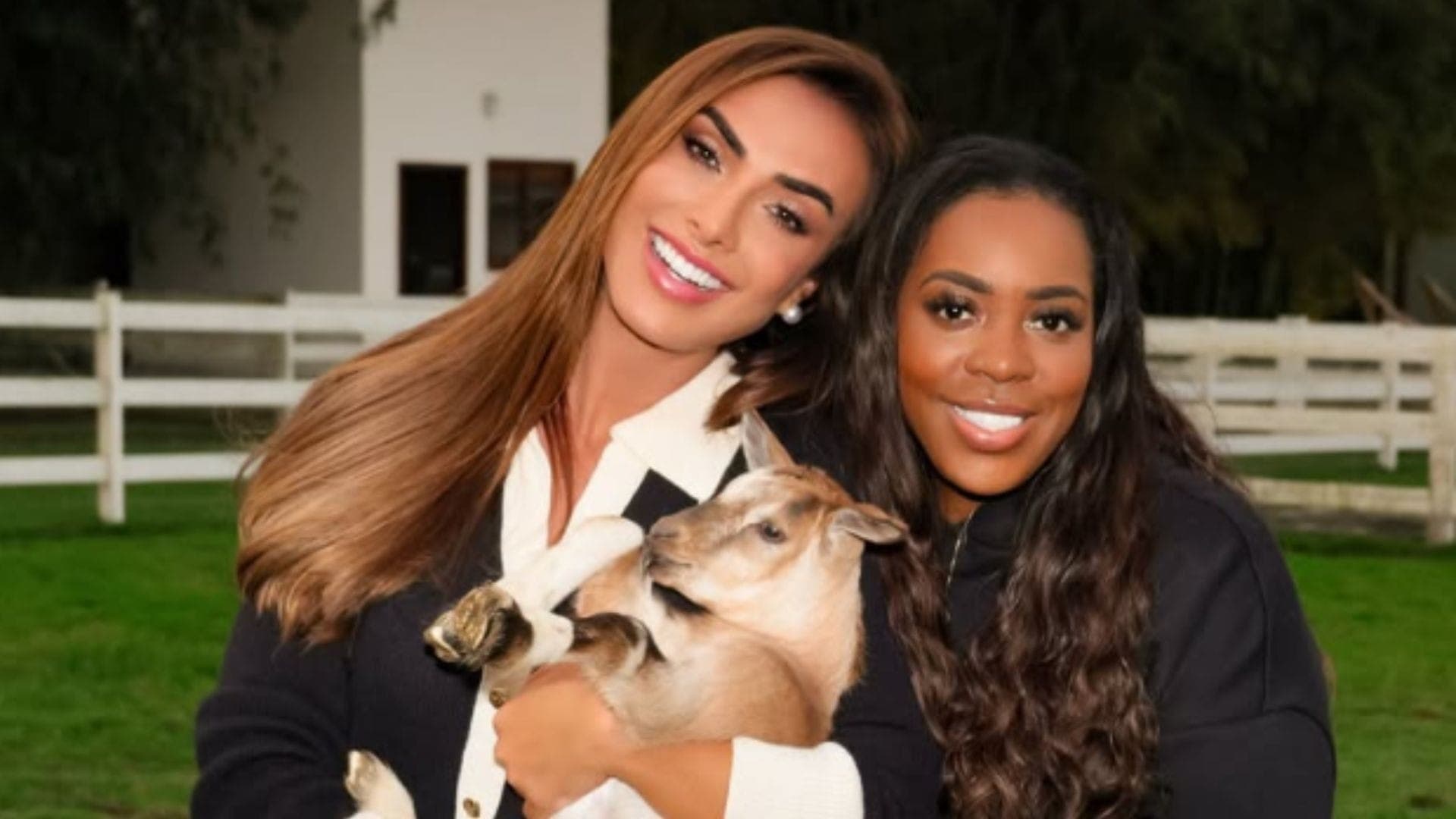 Nicole Bahls e Fernanda Cristina, mãe de Vini Jr.