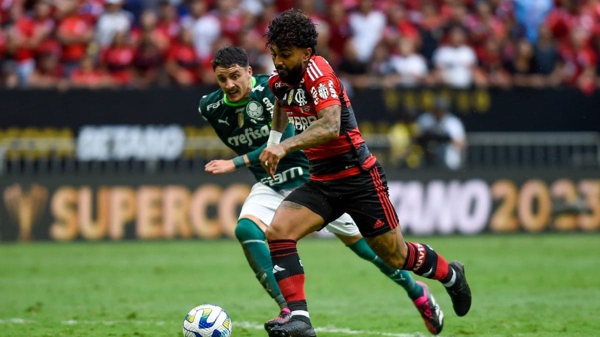 Gabigol lamenta derrota na decisão da Supercopa