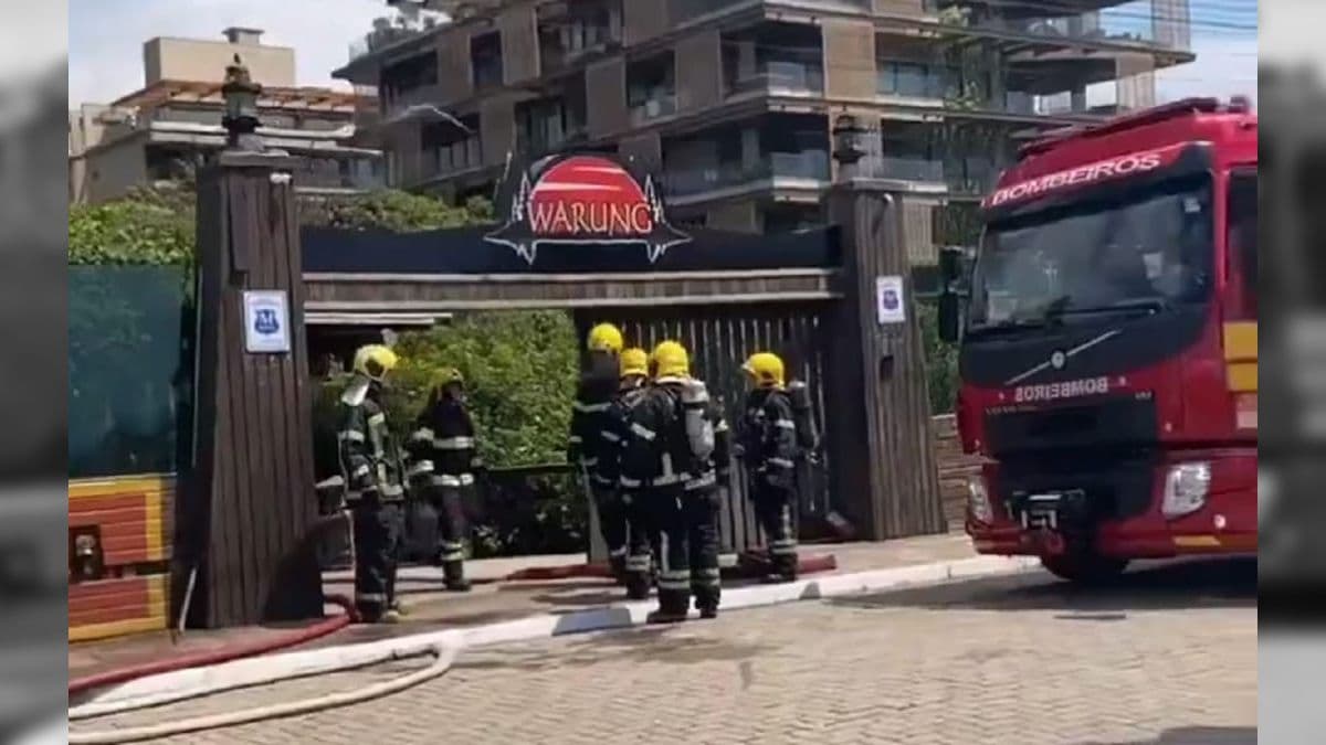 Incêndio começou por volta das 10 horas